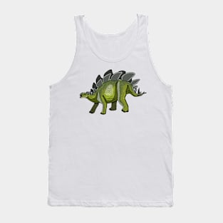 Stegosaurus dinosaur Tank Top